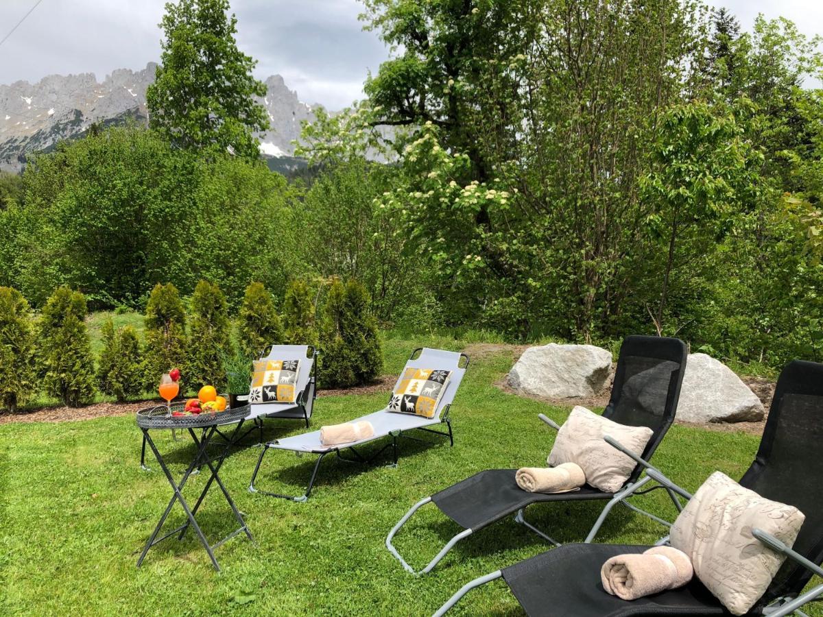 Chalet Belle Wild Going am Wilden Kaiser Buitenkant foto